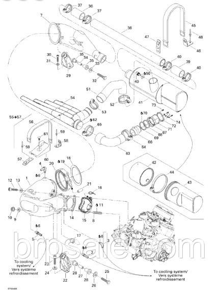 Вихлопної шланг Sea-Doo BRP Exhaust hose