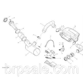 Шланг вихлопної Sea-Doo BRP Hose exhaust, фото 1