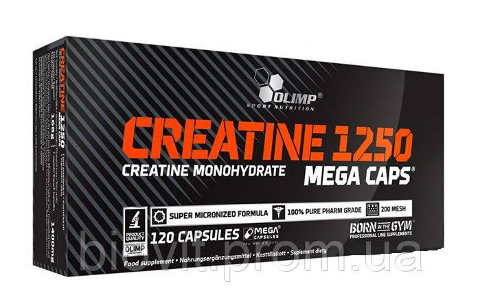 Креатин (Creatine 1250 Mega Caps) 1250 мг 120 капсул