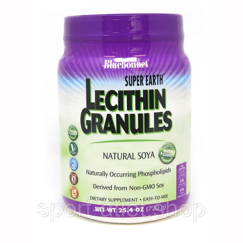 Натуральна добавка Bluebonnet Nutrition Super Earth Lecithin Granules, 720 грам