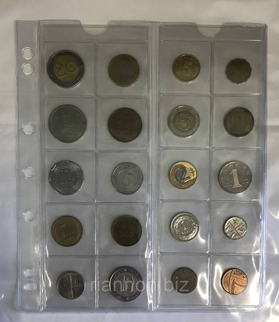 Файли для монет з ПВХ