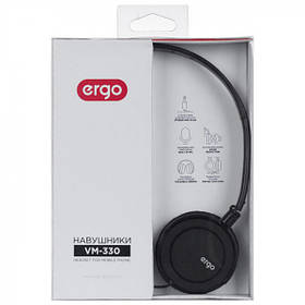 Навушники ERGO VM 330 Black чорні