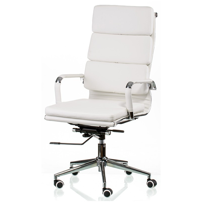 Крісло офісне Special4You Solano 2 artleather white (E5296)