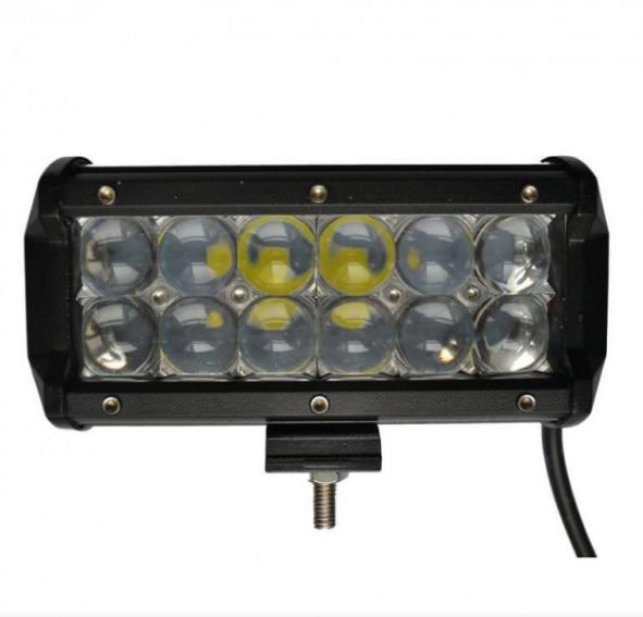 Автофара LED на дах 12 LED 5D-36W-SPOT 160х70х80 | Світлодіодна балка на дах