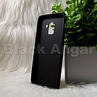 Силіконовий чохол Samsung A8 2018/A530 "VIP" Чорний (black), фото 4