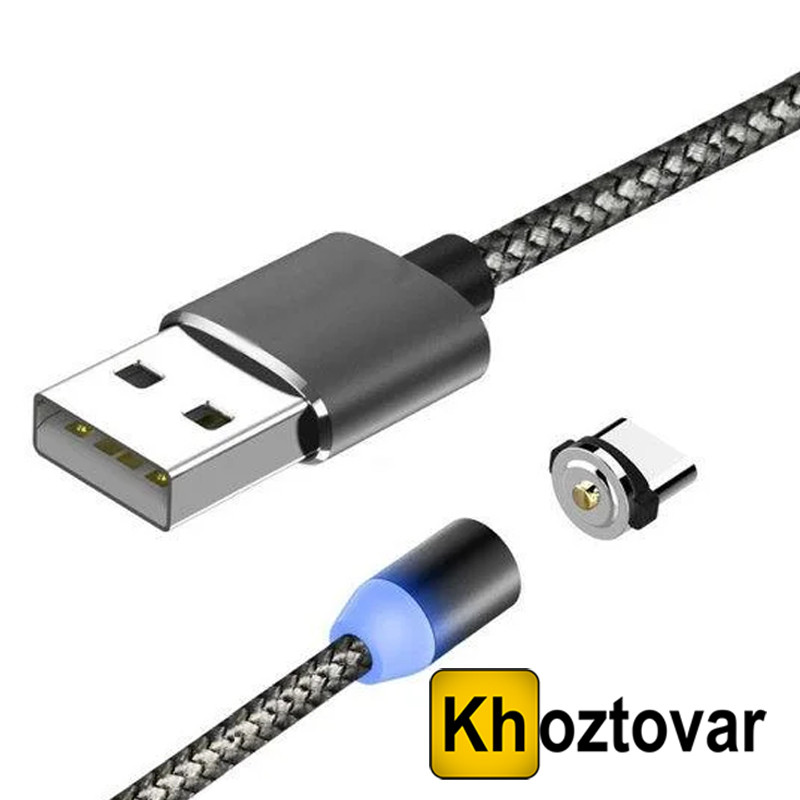 Кабель USB для iPhone магнітний 360° <unk> 1 м