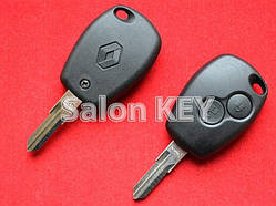 Ключ Renault Duster (Рено Дастер) 2008-2013 2 кнопки