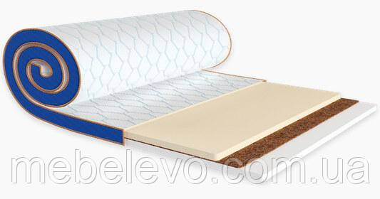 Тонкий матрац Memo 2в1 Kokos/ Мемо 2в1 Кокос 80х200 ЕММ h8 Sleep&Fly Mini футон
