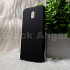 Силіконовий чохол Samsung J6 plus "VIP" Чорний (black), фото 3