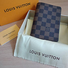 Обкладинка для паспорта Louis Vuitton в коробці, шкіра