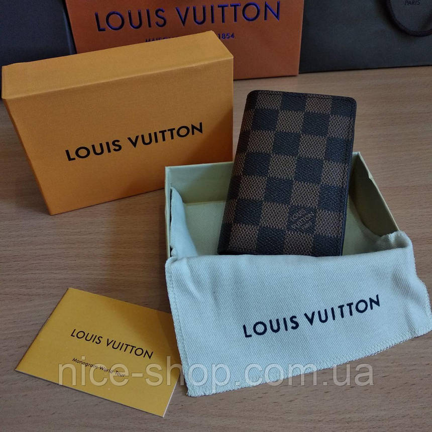 Візитниця-картхолдер Louis Vuitton шкіра в коробці, фото 1