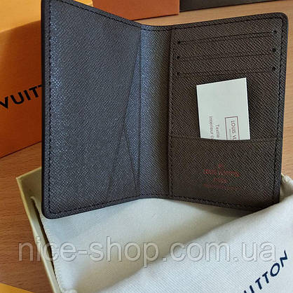 Візитниця-картхолдер Louis Vuitton шкіра в коробці, фото 5