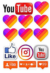 Вафельна картинка "Инстаграмм" - 6