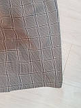 Сіра сукня трикотажне прямого силуету в клітинку L hotse, фото 7