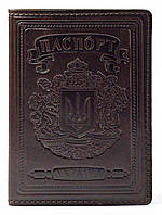 Кожаная Обложка Для На Паспорта для на Документы Женская Мужская обкладинка на для паспорт 003 Глянец