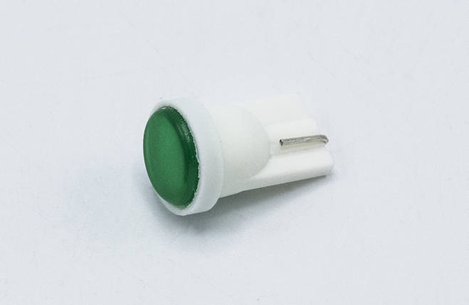 Габарит LED T10 #24 - COB 3D 12v / колір Зелений, фото 1