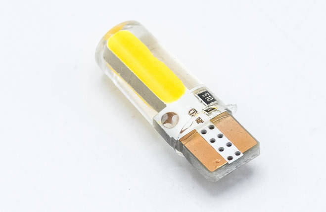 Габарит LED T10 #32 - COB DZ20 12v / цвет Желтый, фото 2