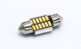 Габарит LED 31мм #91 (красн, плата) 14smd (радиатор) / цвет Белый