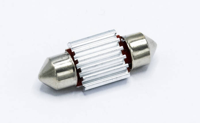 Габарит LED 31мм #91 (красн, плата) 14smd (радиатор) / цвет Белый, фото 2