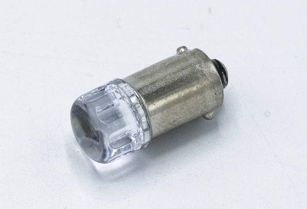 Габарит LED BA9S #84 - AL9L-2-W65TR (прозрачн стекло) / Белый, фото 2