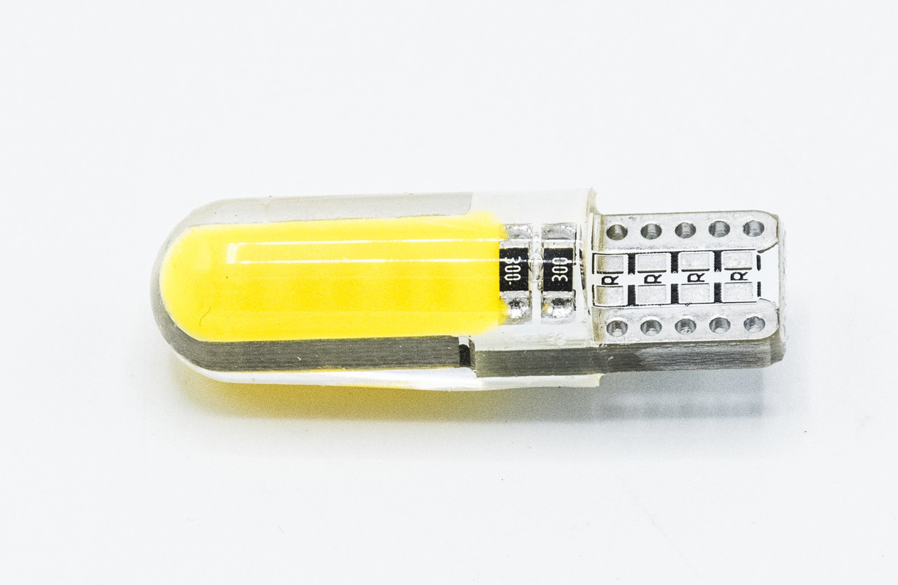Габарит LED T10 #36 - COB type-B Long 12V / колір Жовтий