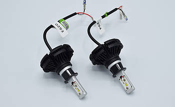 X3-H3 standart LED лампи головного світла/9-32v/6000Lm/6500K/1шт, фото 2