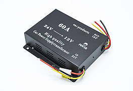 Інвертор 24v-12v "POWERONE plus 60A"/720 Вт