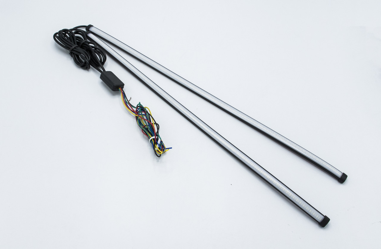 DRL з функцією БІЖИТЬ повороту "LED Knight Rider Lights"/4режіма (к-кт 2х60см)