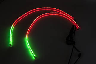 DRL з функцією БІЖИТЬ повороту "RUNNING WATER" ( RGB + Yellow/к-кт 2x60cm), фото 4