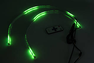 DRL з функцією БІЖИТЬ повороту "RUNNING WATER" ( RGB + Yellow/к-кт 2x60cm), фото 5