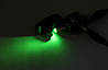 Перемикач з підсвічуванням, тумблер, вимикач живлення 12В 20А LED, карбон кришка (Зелений LED), фото 4