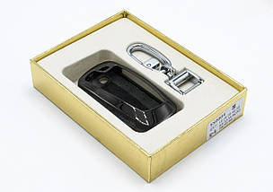 Оригінальний алюмінієвий футляр футляр для ключів BMW "STYLEBO YS0004" колір Темний Хром, фото 3