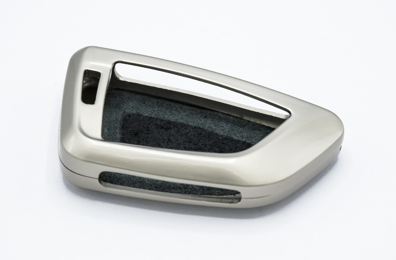 Оригинальный алюминевый чехол футляр для ключей BMW "STYLEBO YS0021" цвет Жемчужный Никель