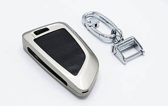 Оригинальный алюминевый чехол футляр для ключей BMW "STYLEBO YS0021" цвет Жемчужный Никель, фото 4