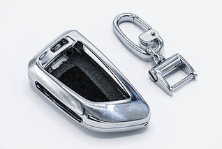 Оригинальный алюминевый чехол футляр для ключей BMW "STYLEBO YS0021" цвет Хром, фото 2