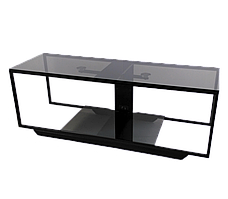 Скляна тумба під телевізори Commus Loft 1080 gray540 bl (1080x340x380)