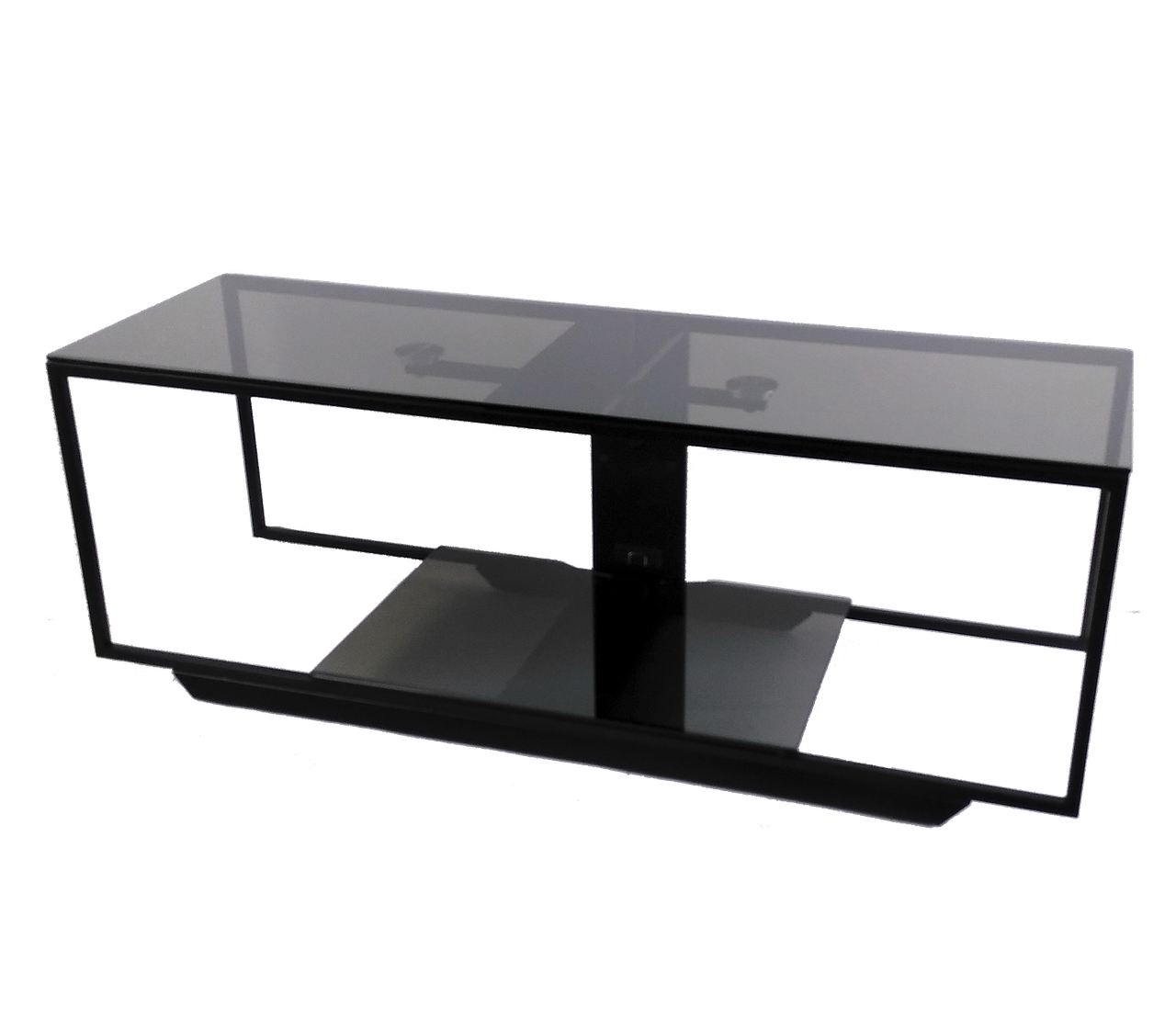 Скляна тумба під телевізори Commus Loft 1080 gray540 bl (1080x340x380), фото 1