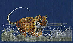 Набір для вишивання ДМС Бігаючий тигр BK666