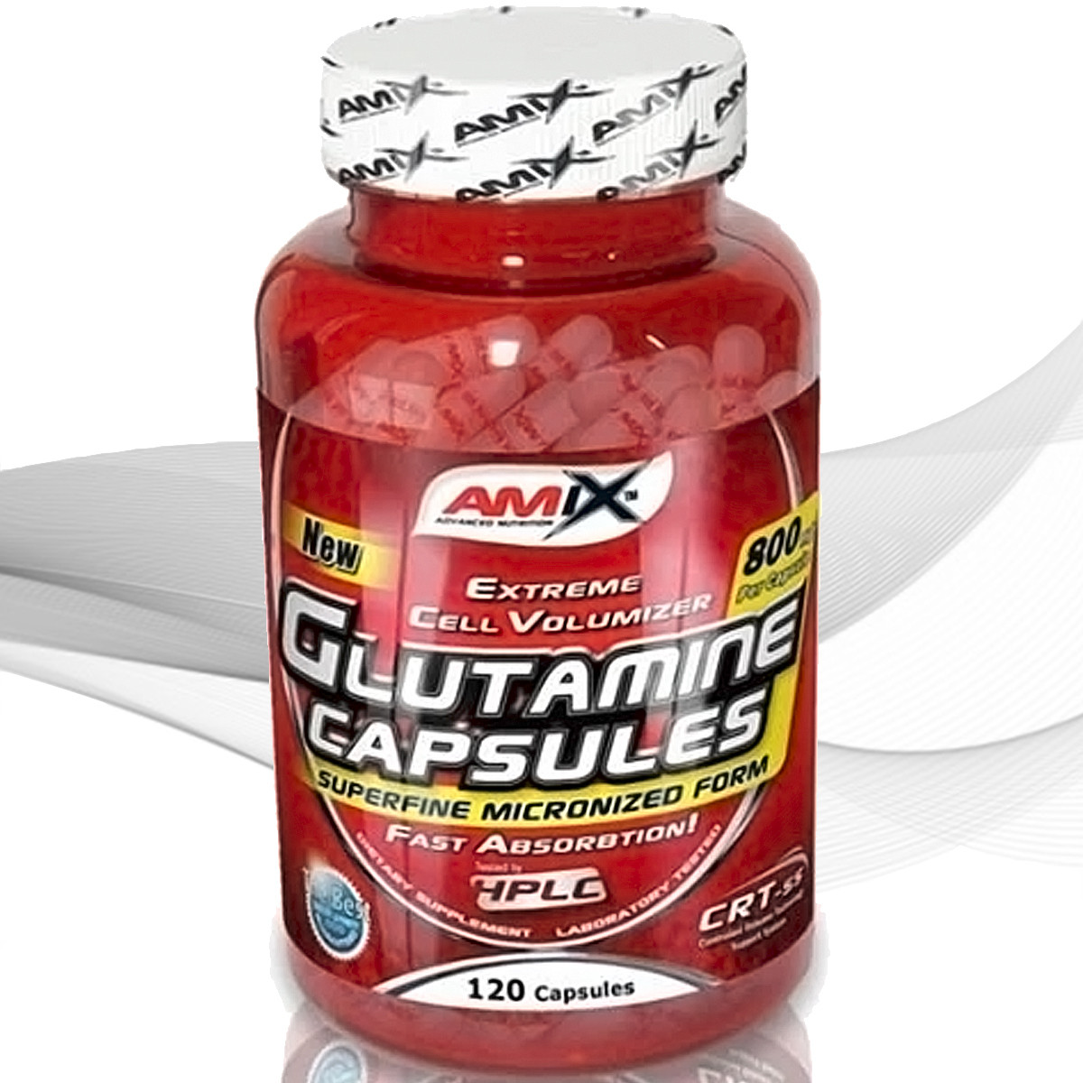Глютамін Amix Nutrition L-Glutamine 800mg 120cps