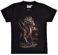 Детская футболка Дракон (Rock Eagle, светится в темноте), Размер 8-10 лет