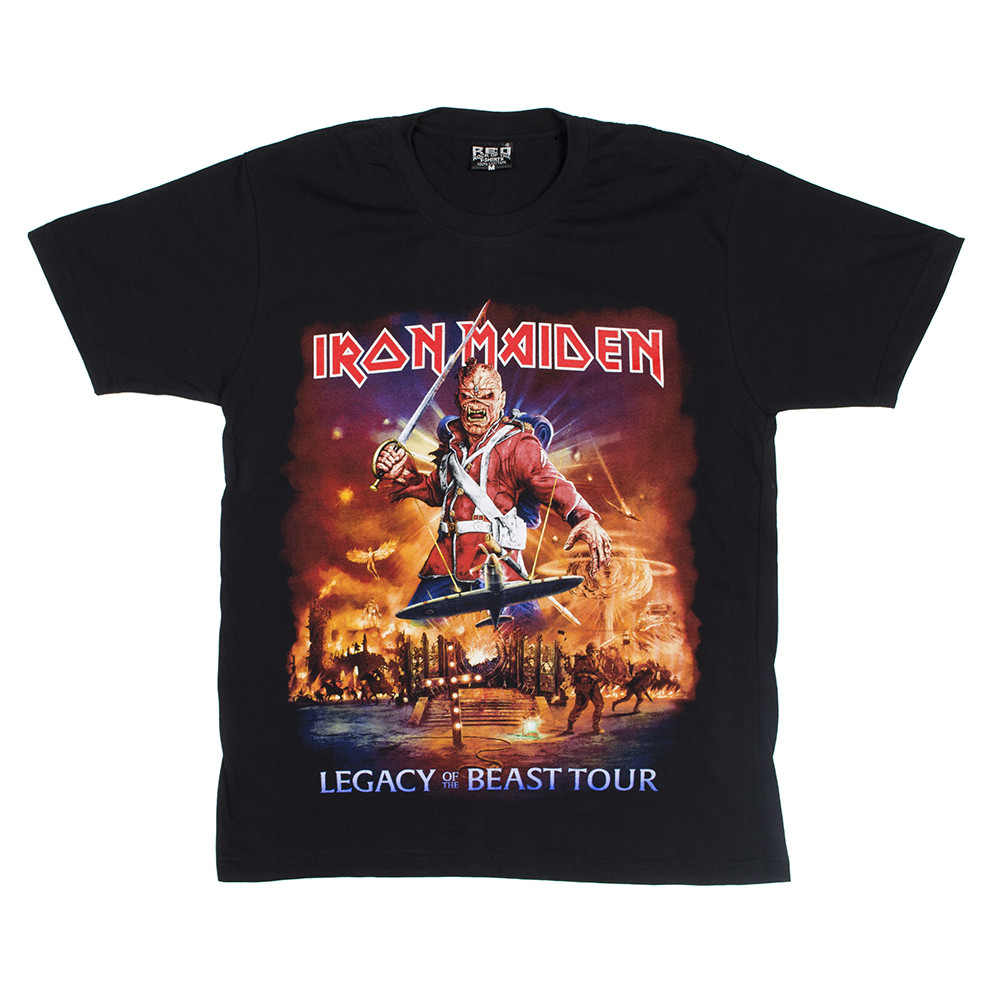 Футболка Iron Maiden "Legacy Of The Beast Tour" (Red Rock), Розмір M