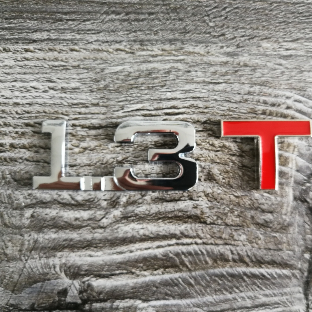 3D-емблема "1_3" — метал хром, фото 1