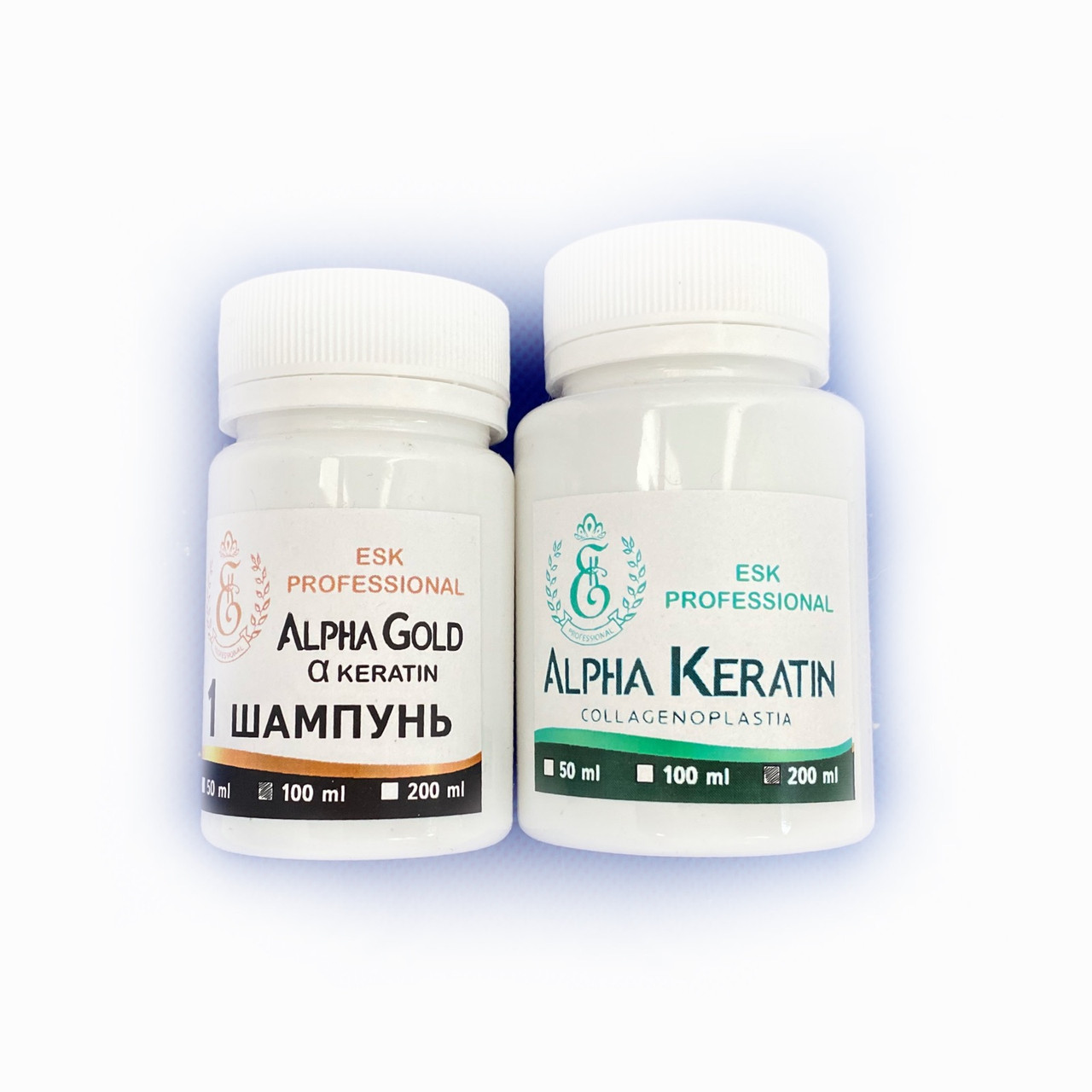 Коллагенопластія Alpha Keratin Collagenoplastia ESK Professional, набір 100/200 мл
