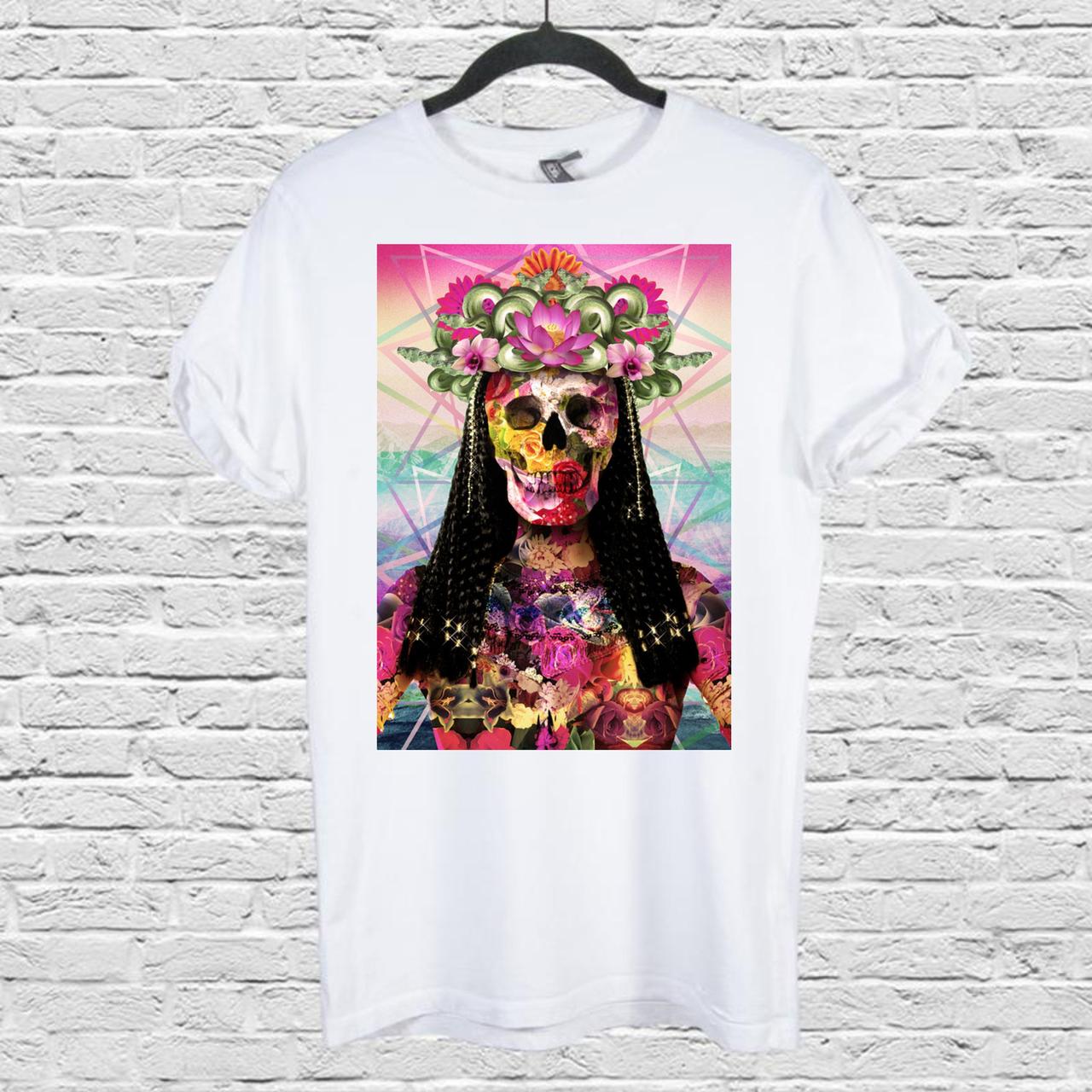 Футболка YOUstyle Cleopatra De Los Muertos 0043 S White