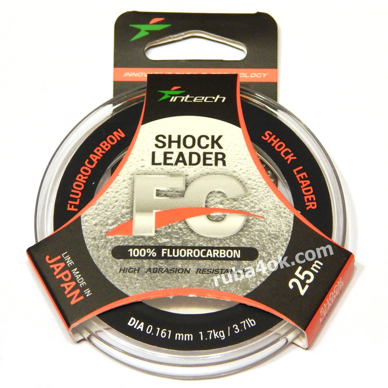 Флюорокарбон Intech FC Shock Leader 0.161 мм 25м (1.7 kg / 3.7 lb)