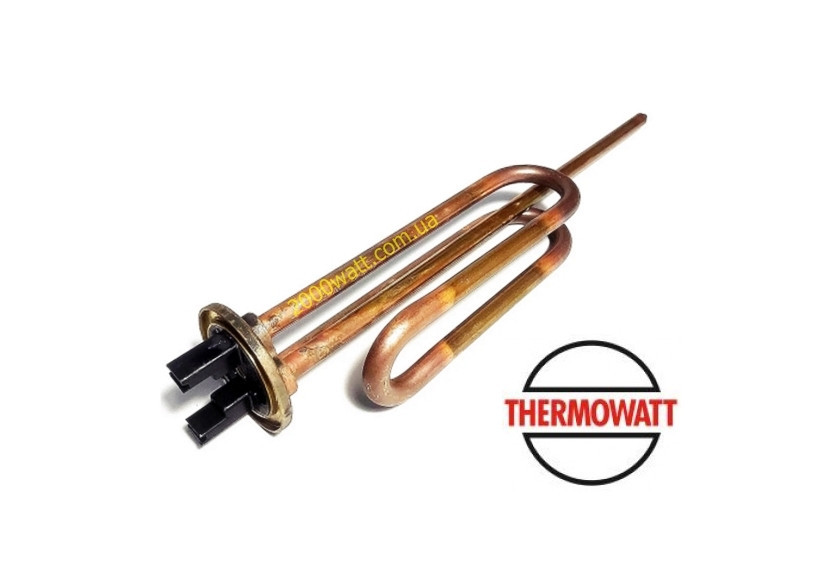 ТЕН 1,5 кВт мідний на фланці 48 мм Thermowatt (Італія)