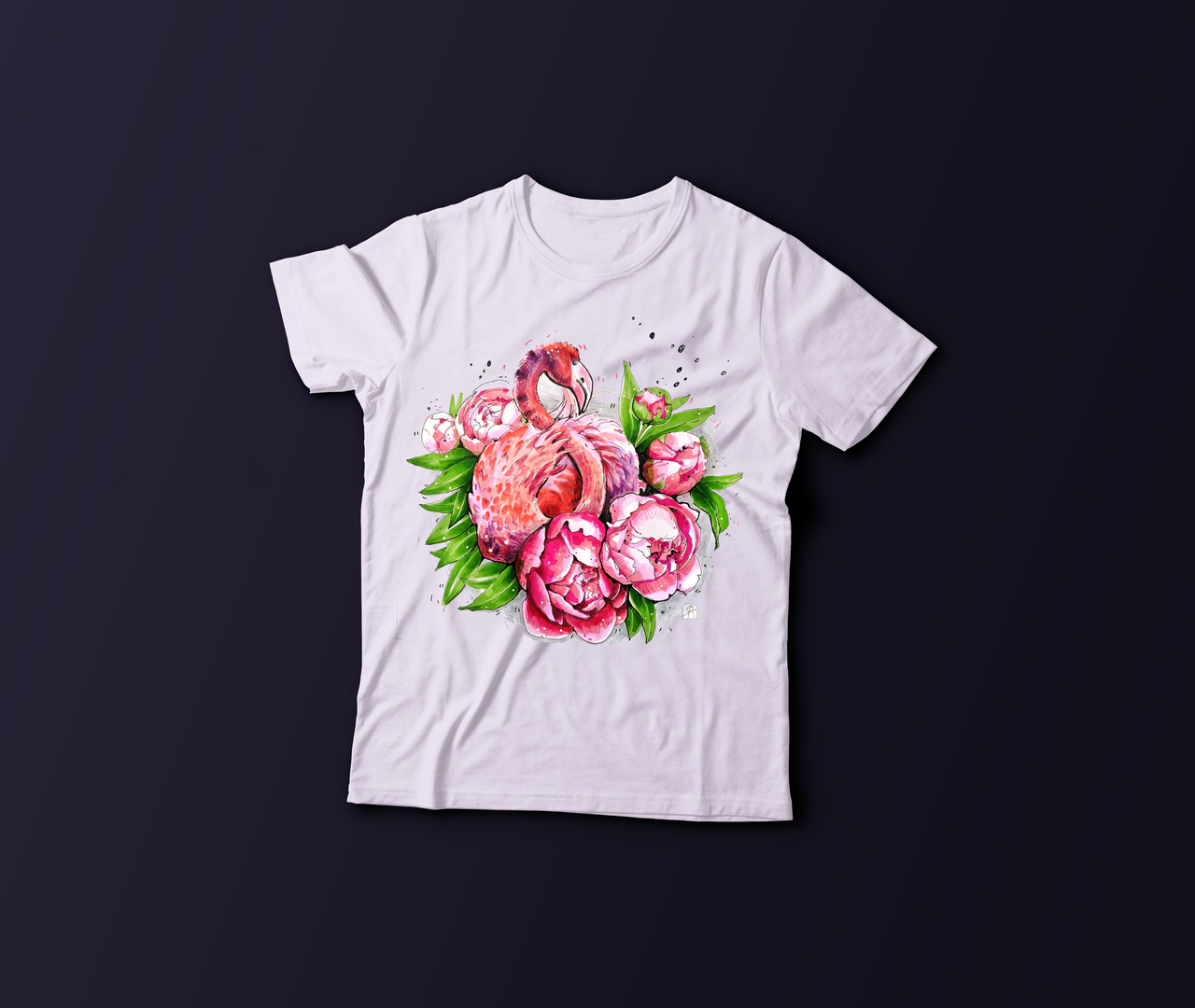 Футболка жіноча з малюнком Flamingo