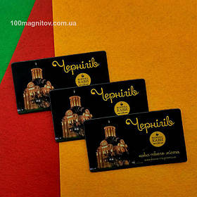 Магнитные визитки на заказ. Размер 50х90 мм 3