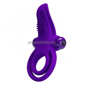 Ерекційне кільце Pretty Love Vibro Penis фіолетове