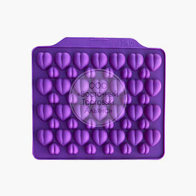 Силіконова форма - Серця - 52 осередки